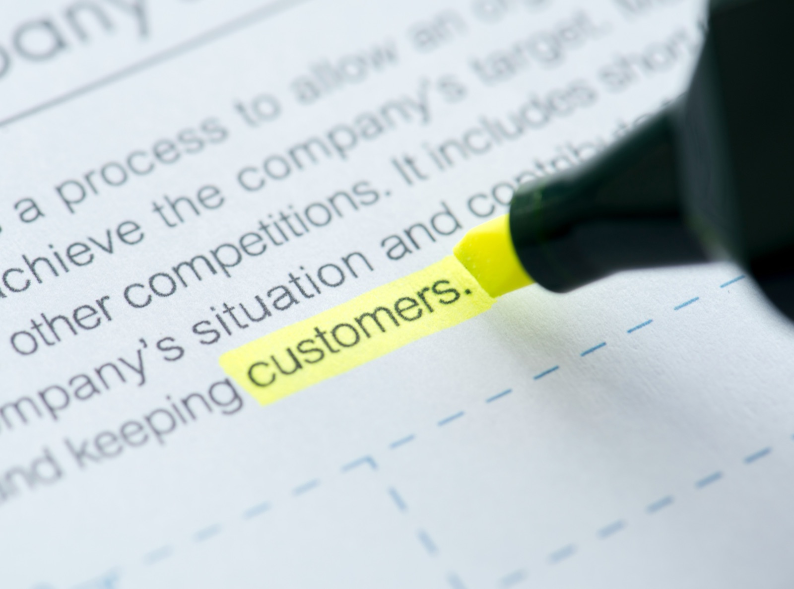 A document being marked up during a file review